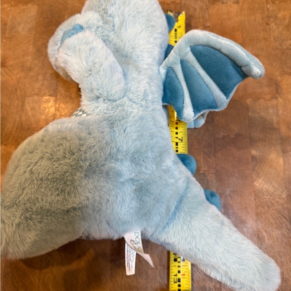 Douglas Baby Light Blue Plush Dragon Ultra Soft Stuffed Animal Cuddle Toy - Picture 9 of 14